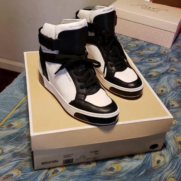 michael kors pia high top sneakers